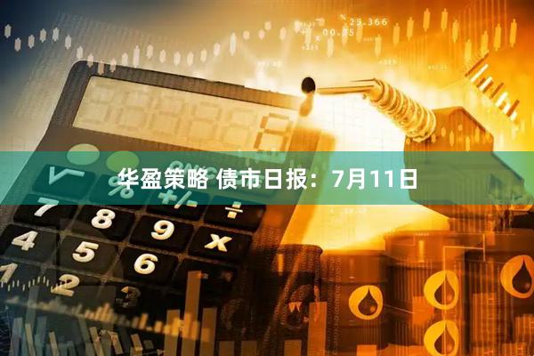 华盈策略 债市日报：7月11日