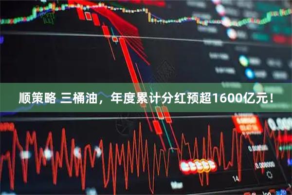 顺策略 三桶油，年度累计分红预超1600亿元！